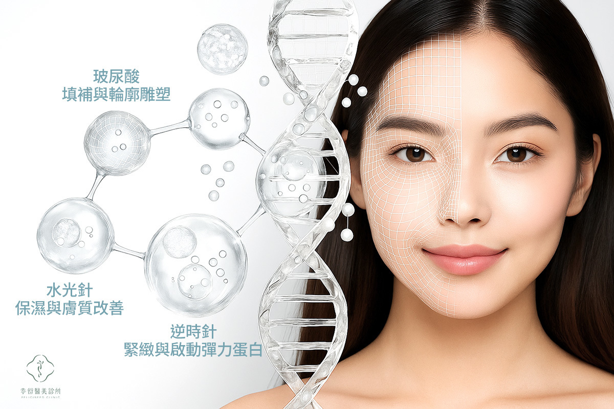 逆時針 vs 玻尿酸 vs 水光針